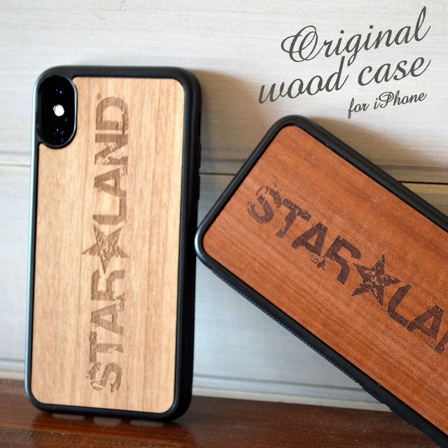 Wood case【iphone全機種対応】