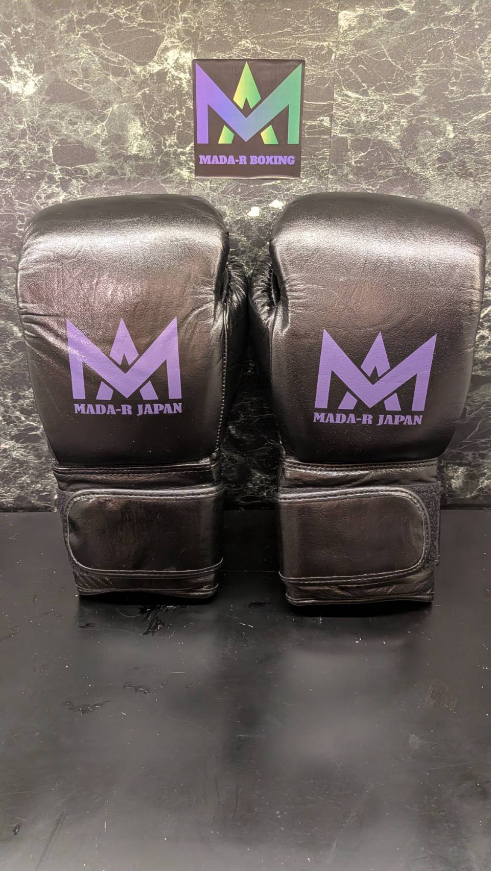 glove boxing professional a of Review MADA-R] ブラック×パープル パンチングミット JAPAN MADA-R that developed was ボクシング