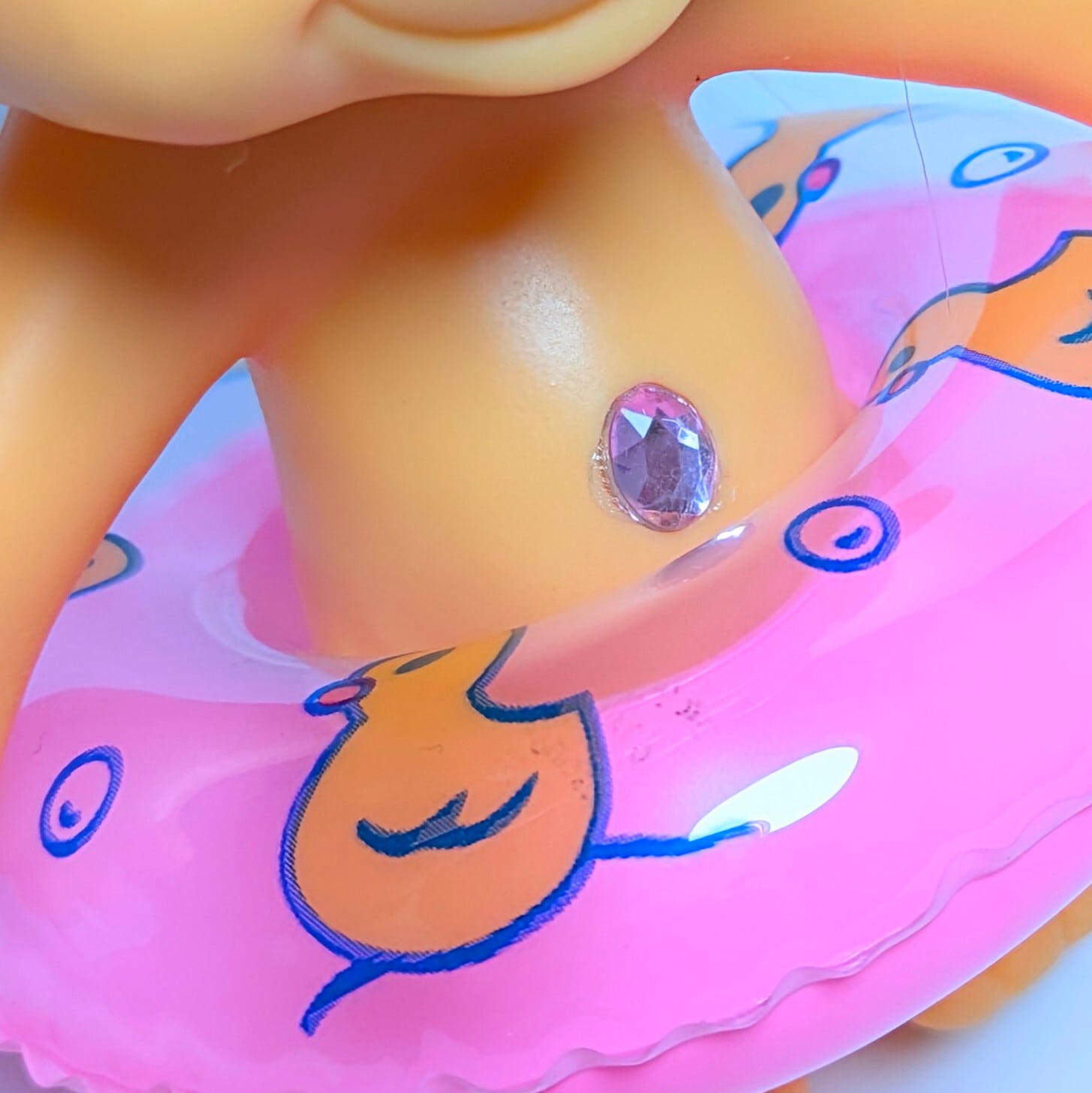 【 TROLL ( トロール ・ トロル ) 】 浮輪付きPVCフィギュア 〚アメリカン雑貨 アメトイ〛