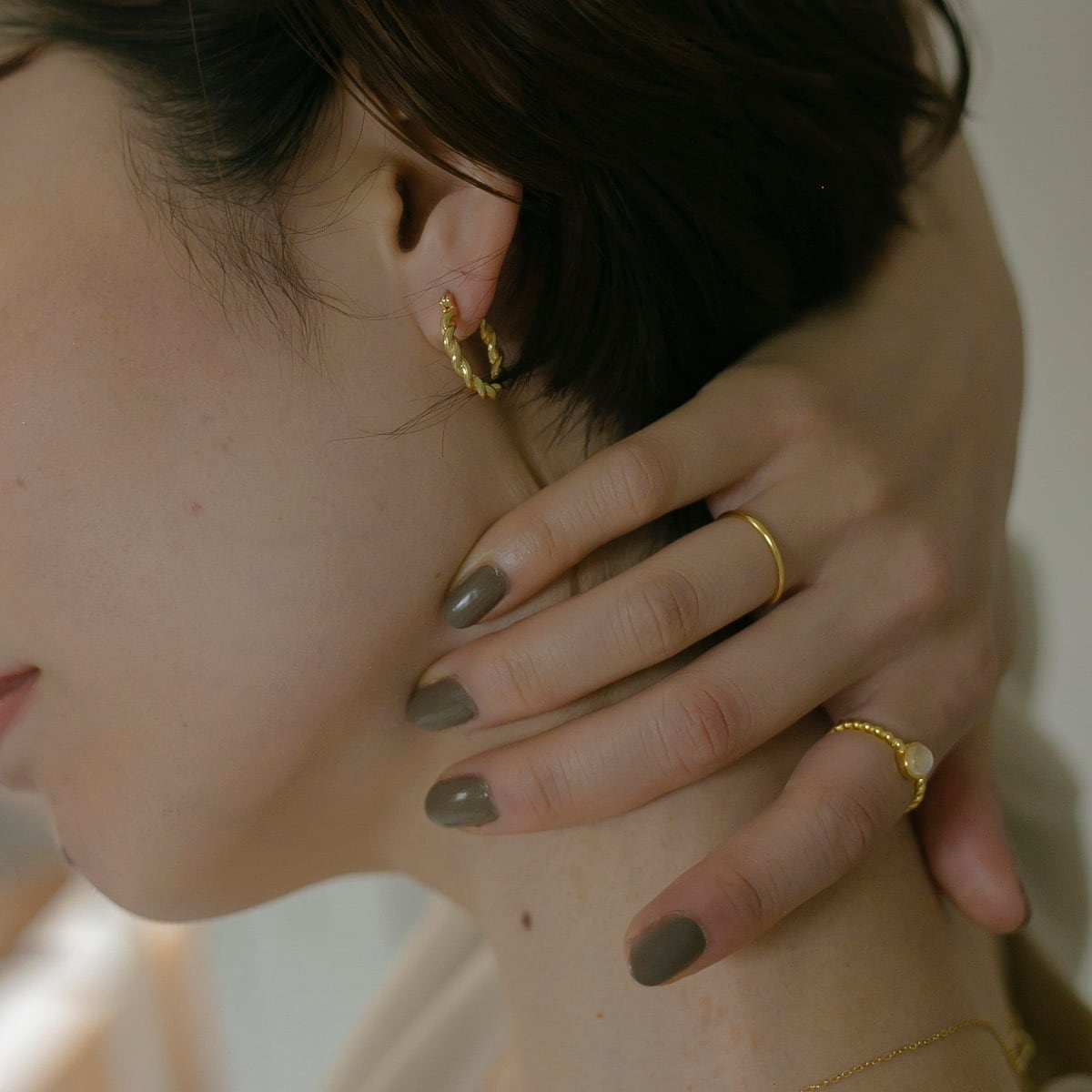 オーロラストーン シルバーリング Silver925 | Import Silver925