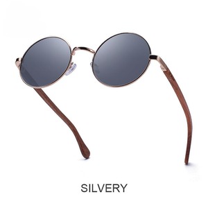 Wood Temple Round Sunglasses / ウッド テンプル ラウンド サングラス