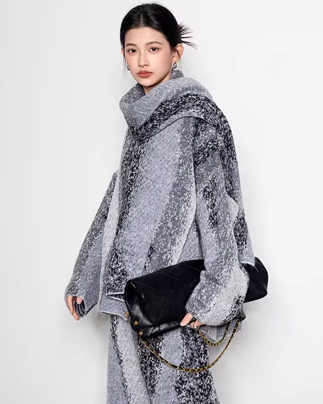 ストール付き ルーズニットセットアップ  ST511033