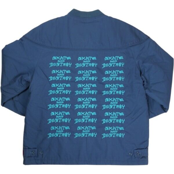 Size【L】 SUPREME シュプリーム ×Thrasher 17SS Poplin Crew Jacket
