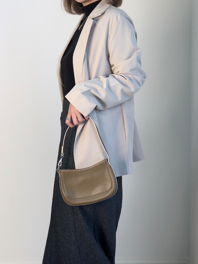 LOEWE ロエベ ハンドバッグ ブラウン ロゴ レザー vintage ヴィンテージ オールド p88ju4