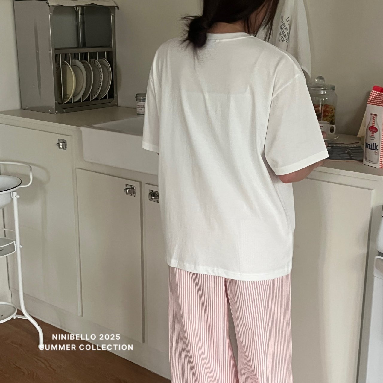 [NINIBELLO] Croissant Tee(M) / [니니벨로] 크로와상티(M)
