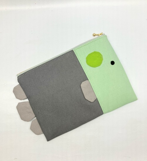 デメニギス　フラットポーチ｜とりさん工房ーかわいいハンドメイドポーチ