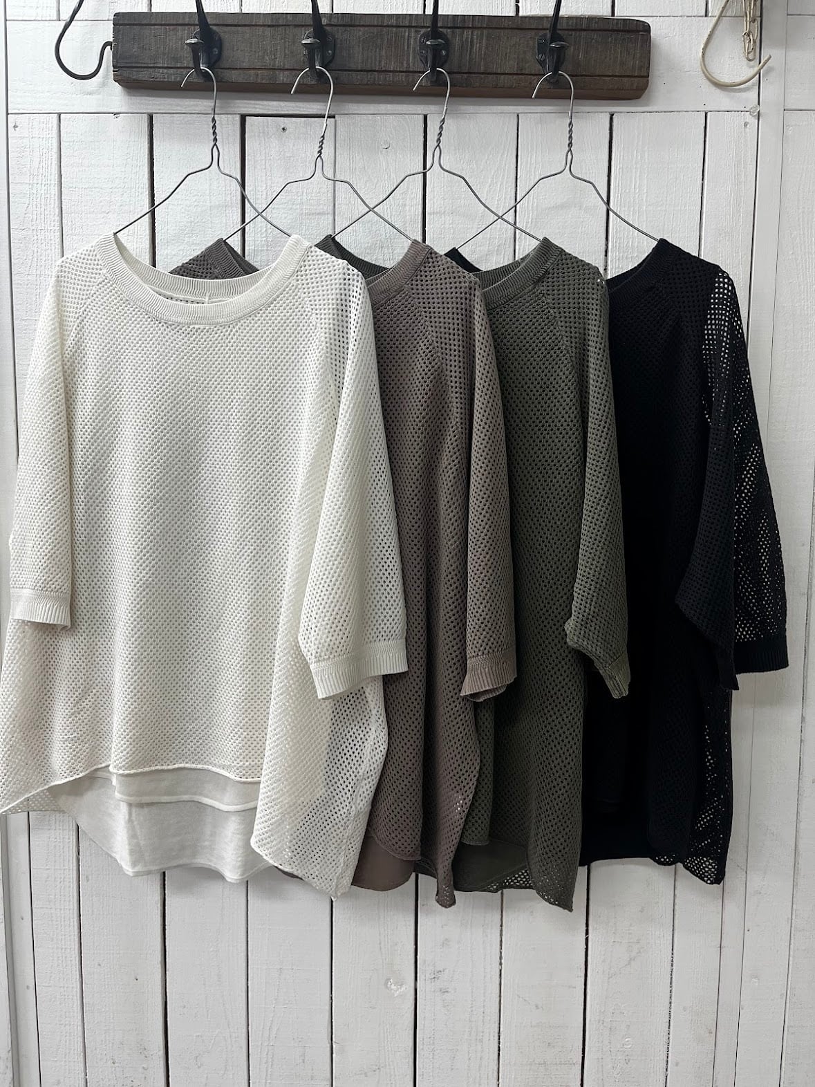 Flamingo firm 】タンクセットメッシュニットTシャツ | valance 福井