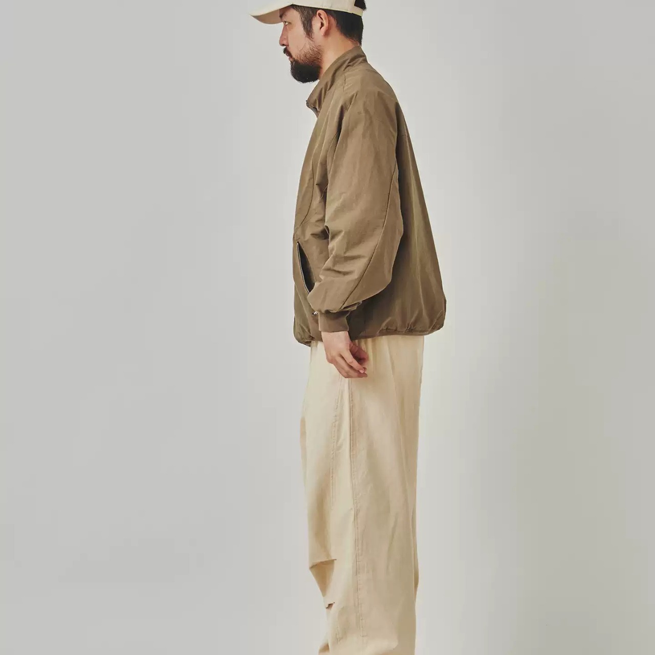 ミニマル スタンドカラー ジップブルゾン K5424 - 5