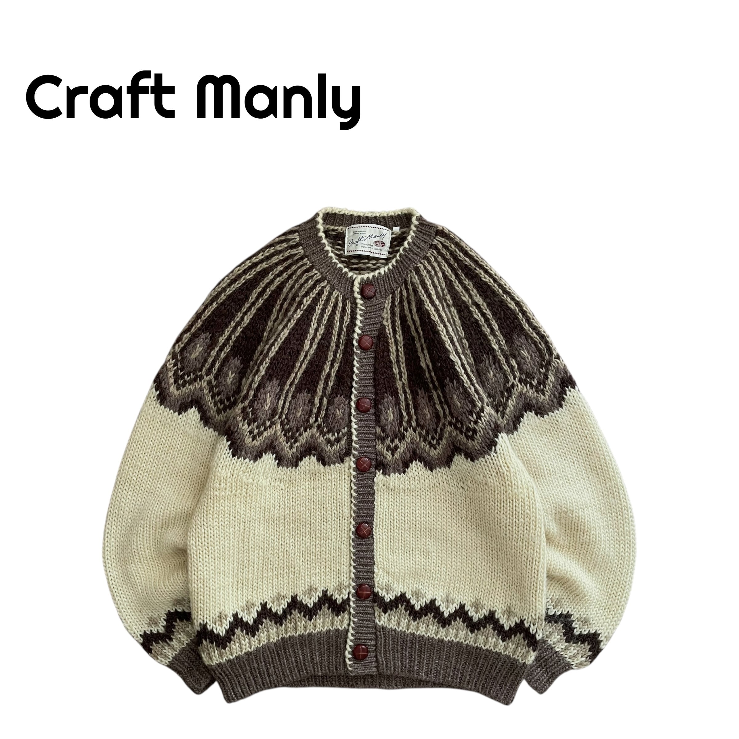 Vintage 90s~ カウチンニット ウール カーディガン サンダーバード