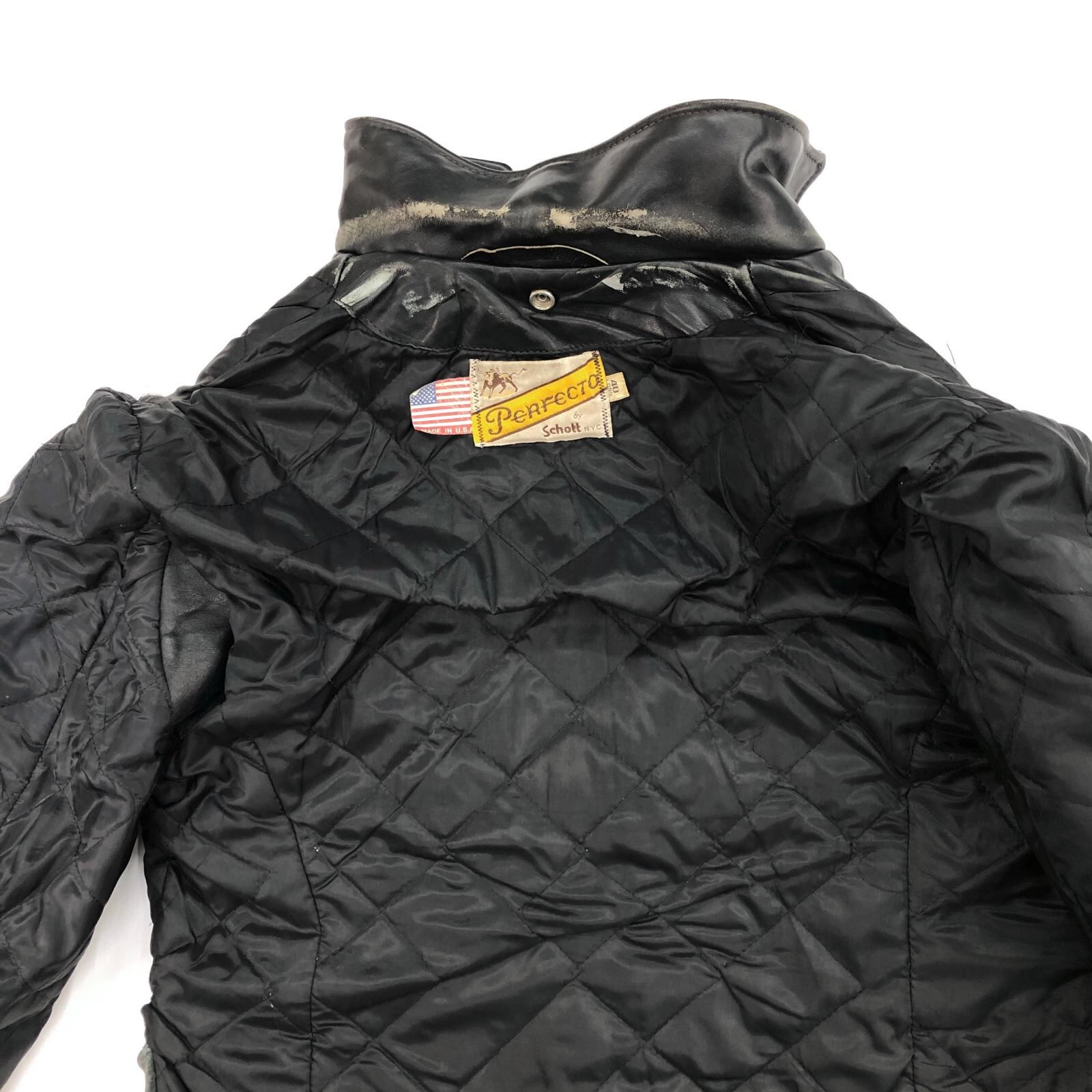SCHOTT Schott N.Y.C ショット 70年代 USA製 牛タグ レザージャケット