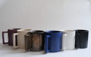 Q.O.L.マグカップ 3個セット(カラーは組み合せ自由) Q.O.L. Mug set of 3 (colors can be combined freely)