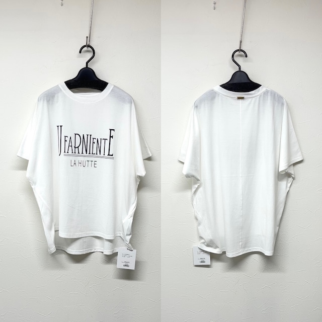 【MICA&DEAL/マイカアンドディール】"UFARNIENTE"ロゴTシャツ(ホワイト)