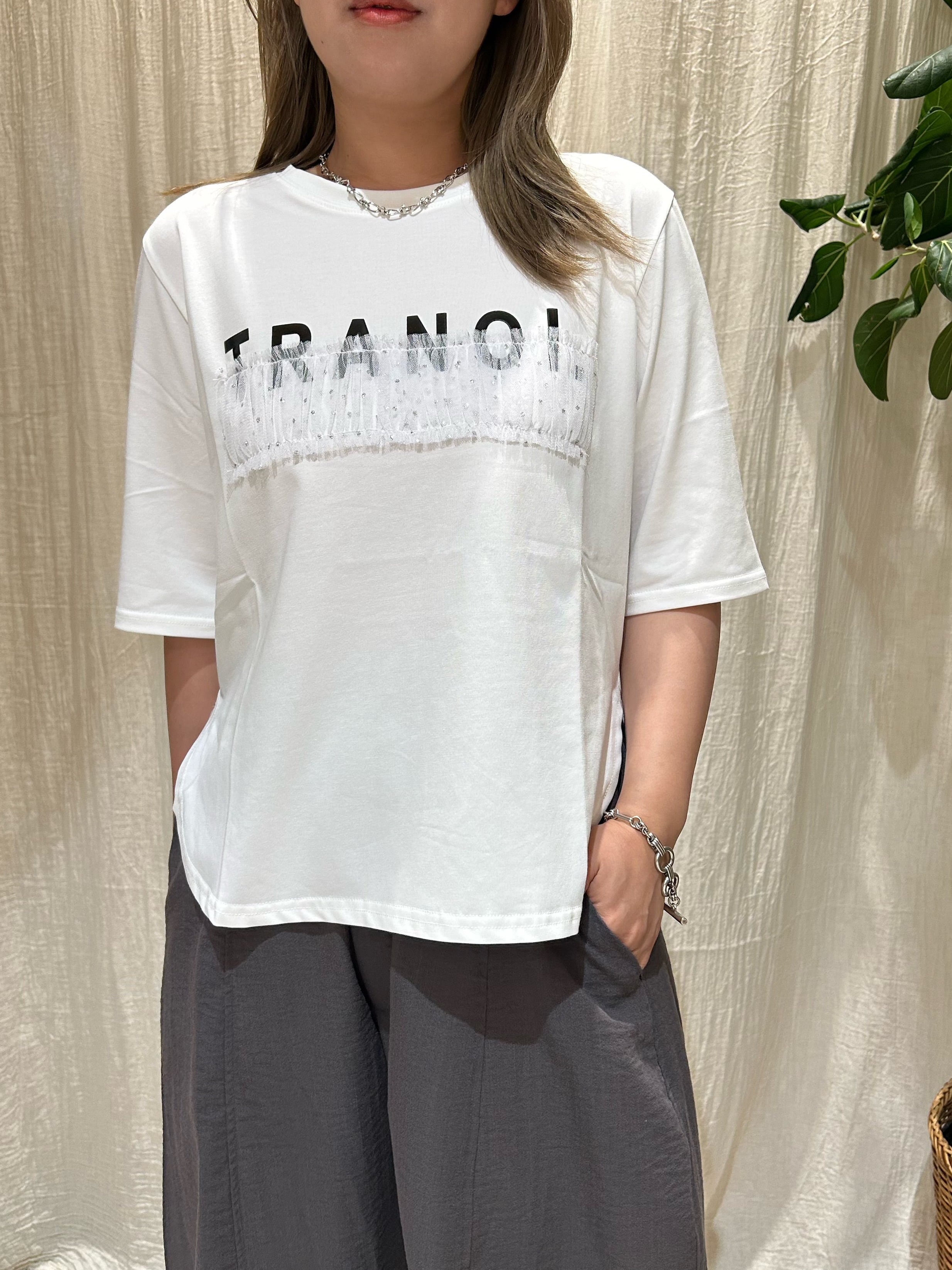 【最終価格】TRANOI. sevenレースTee 新品タグ付き TRANOI. sevenレースTee 新品タグ付き TRANOI. | EARL