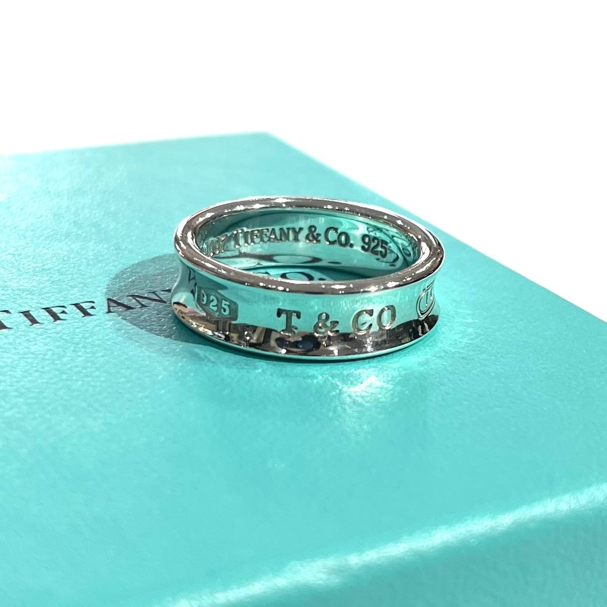 TIFFANY&CO】1973 ナローデザインシルバーリング 19.5号／ヴィンテージ