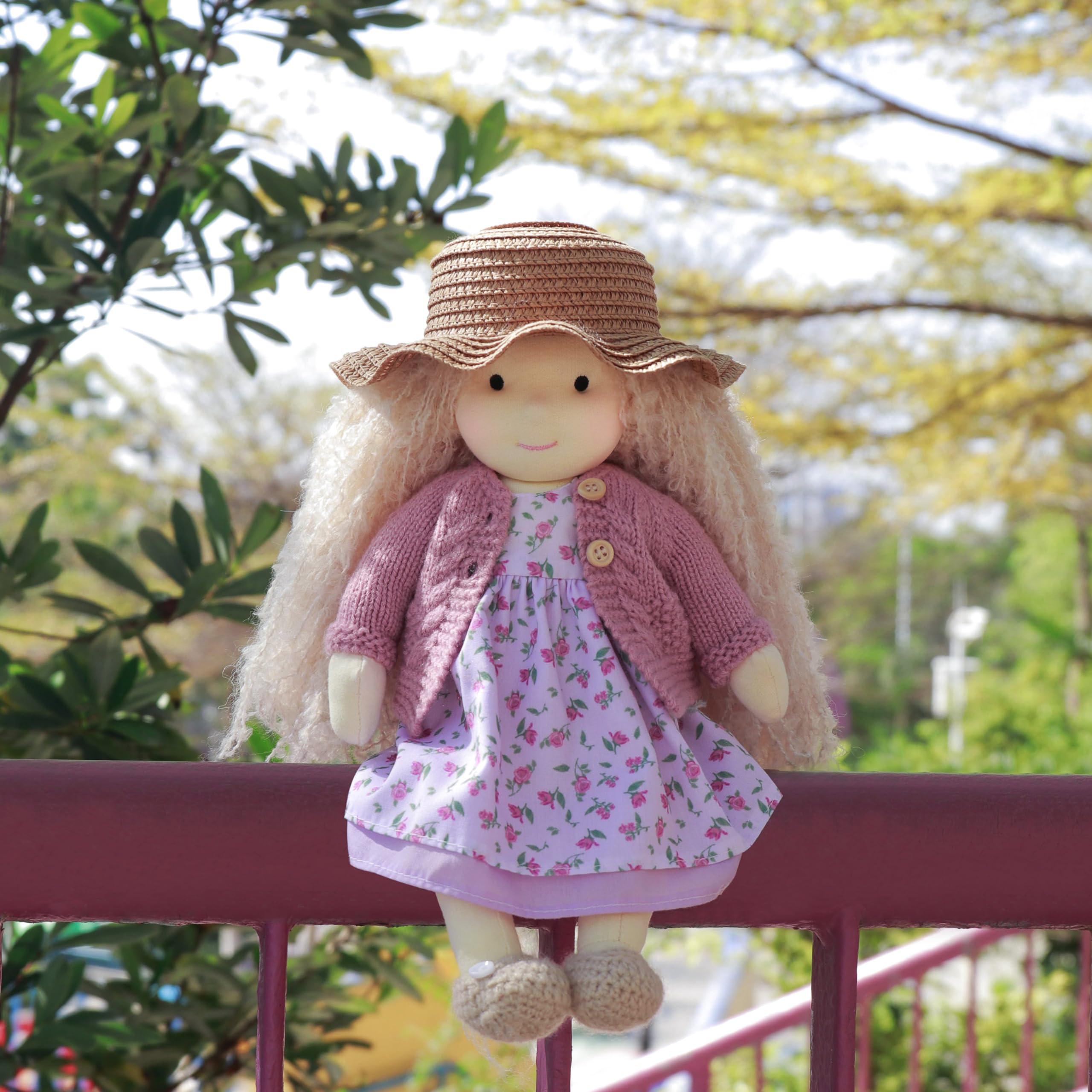 BlissfulPixie ウォルドルフ人形 手作り人形 Waldorf Doll - Bunny