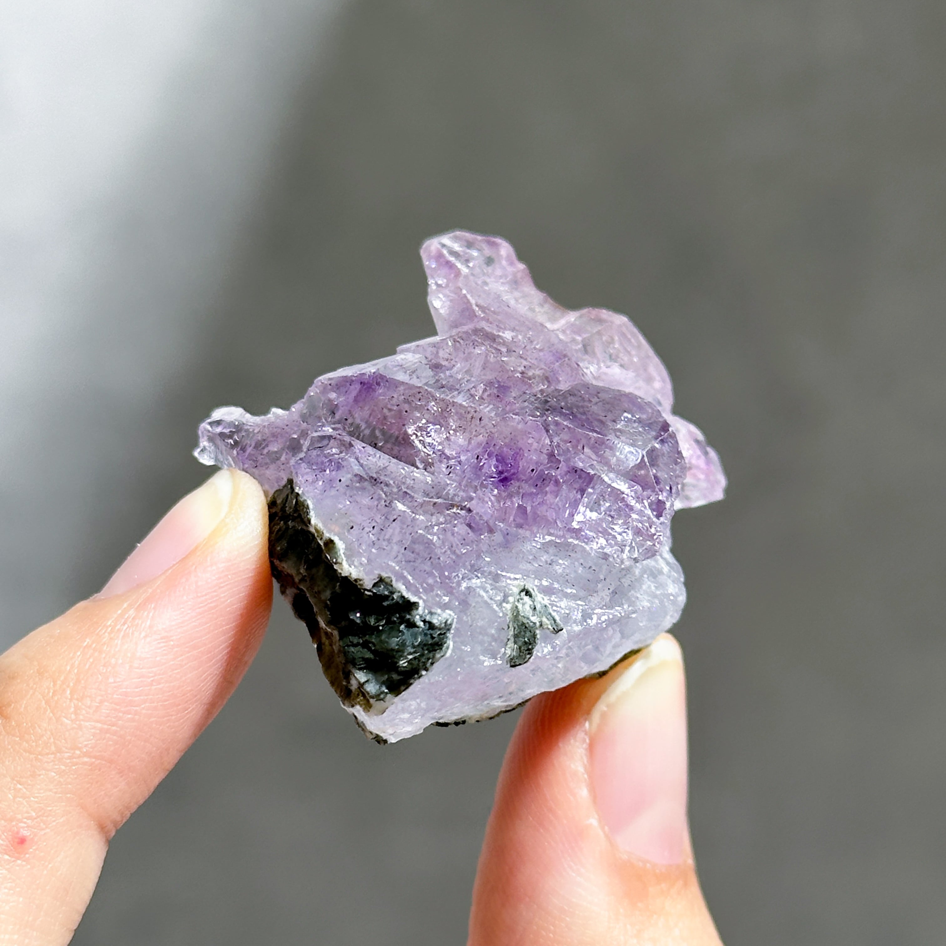 インド・カルール産アメジスト クラスター 43◇ Amethyst ◇天然石