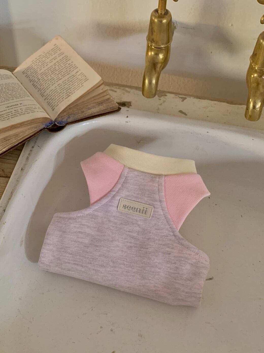 S.M/即納【seenii】Hosu top (Pink)