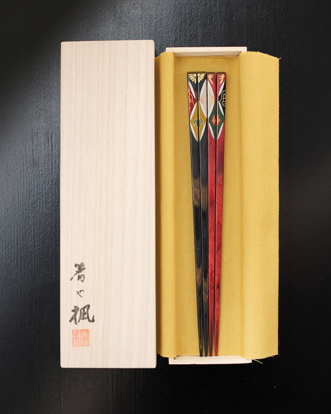 「菱七宝」よりそい箸