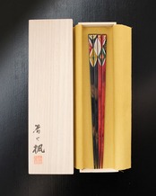 「菱七宝」よりそい箸