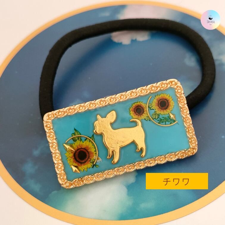 レジンヘアゴム　チワワ No.39ちわわ 犬 ヘアゴム ハンドメイド レジンの通販はau PAY レジン