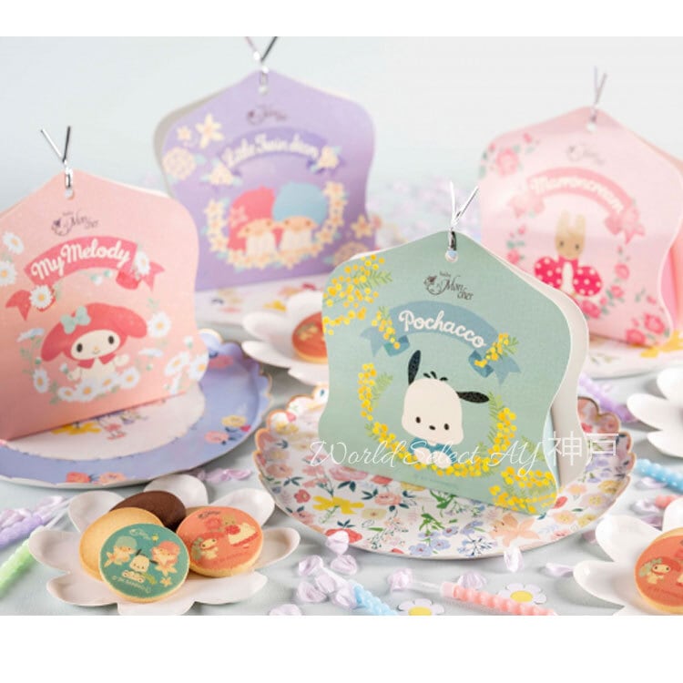 超希少 BONBONERO calma store コラボ ベッコウ 新品 Mon cher HANAKOTOBAクッキー ポチャッコ＆リトルツインスターズ