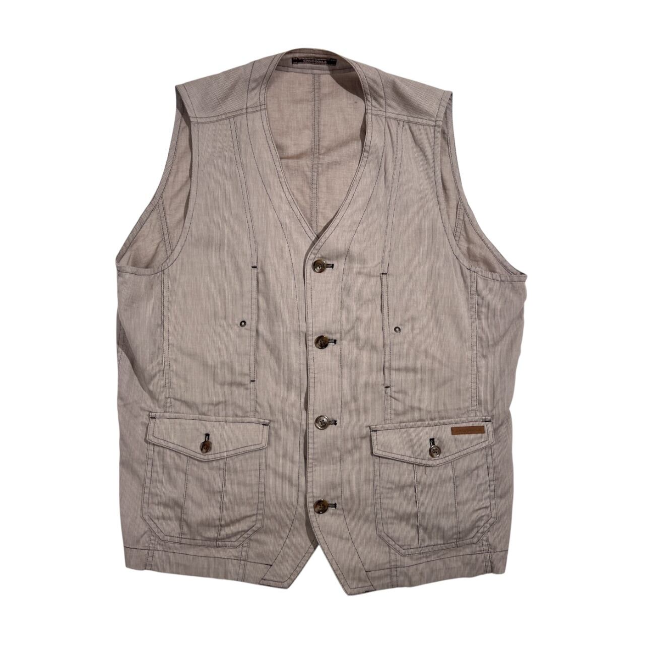 80's banana republic safari vest メンズ L | PAY ID