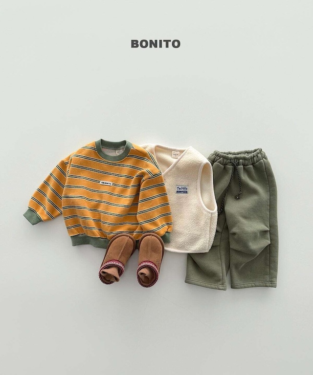 〚予約〛Knee pin chin straight pants <kids><Jr>