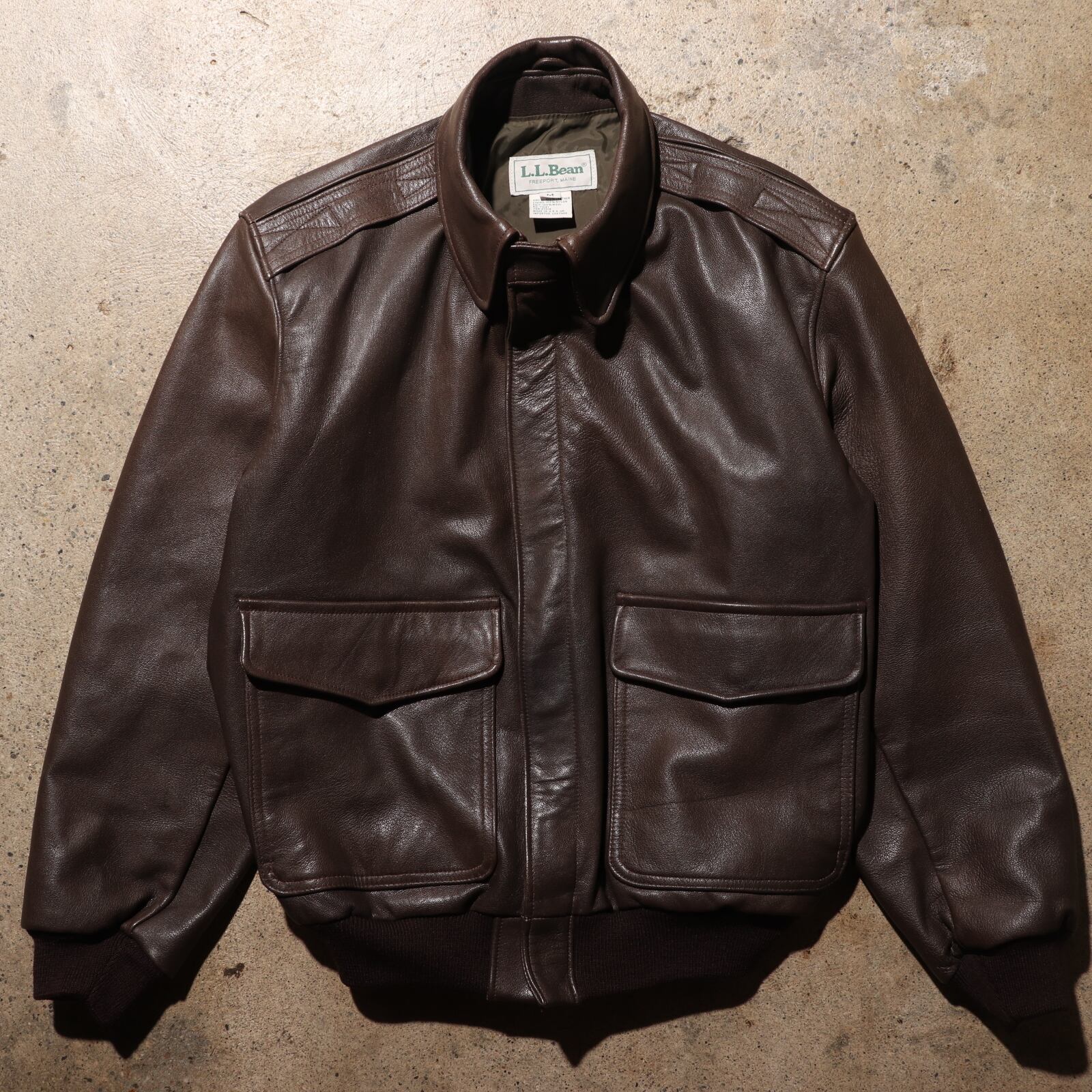 美品 llbean 90s 中綿 A-2 レザージャケット M 美品 llbean 90s 中綿 A-2 レザージャケット M