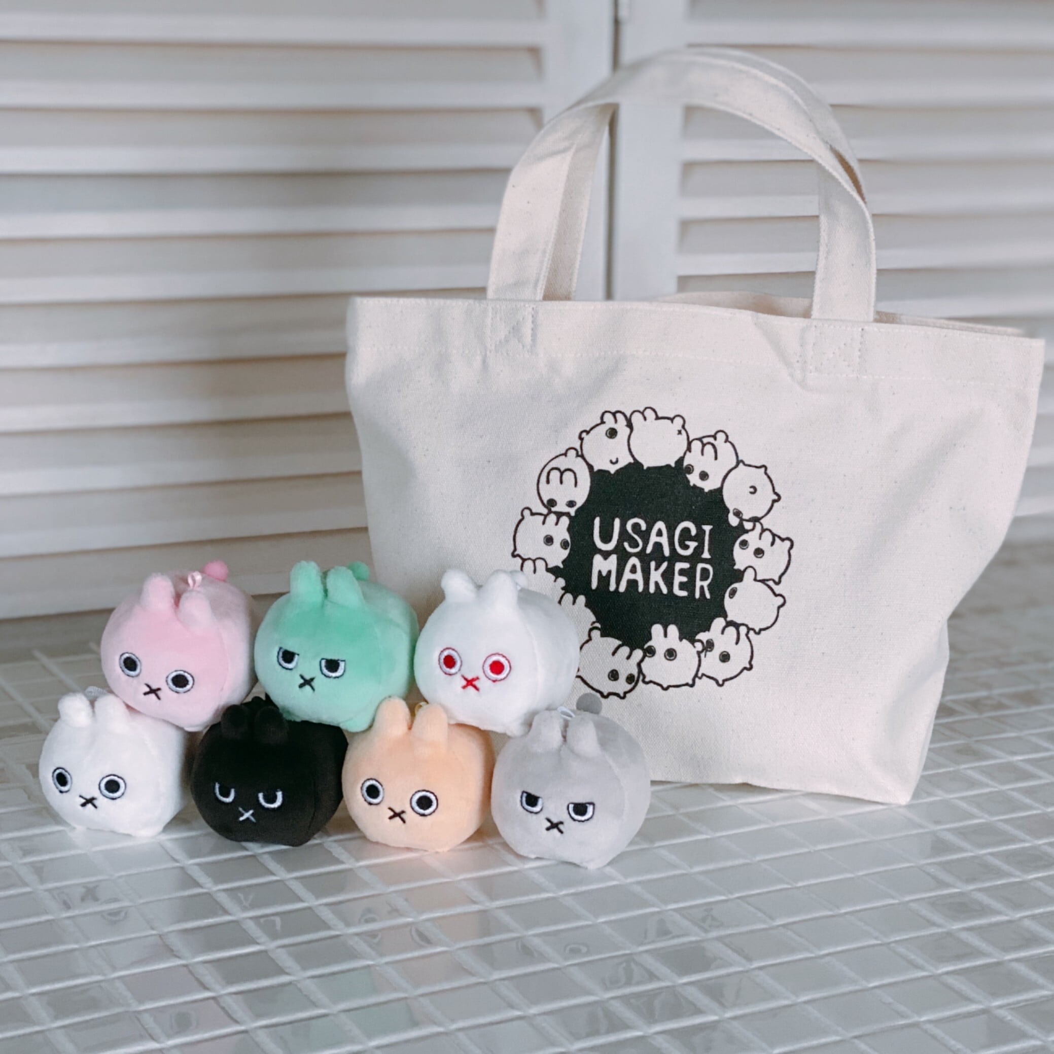 カプセルトイ・USAGIMAKER産ウサギたちぬいぐるみ（第一弾） | USAGIMAKER