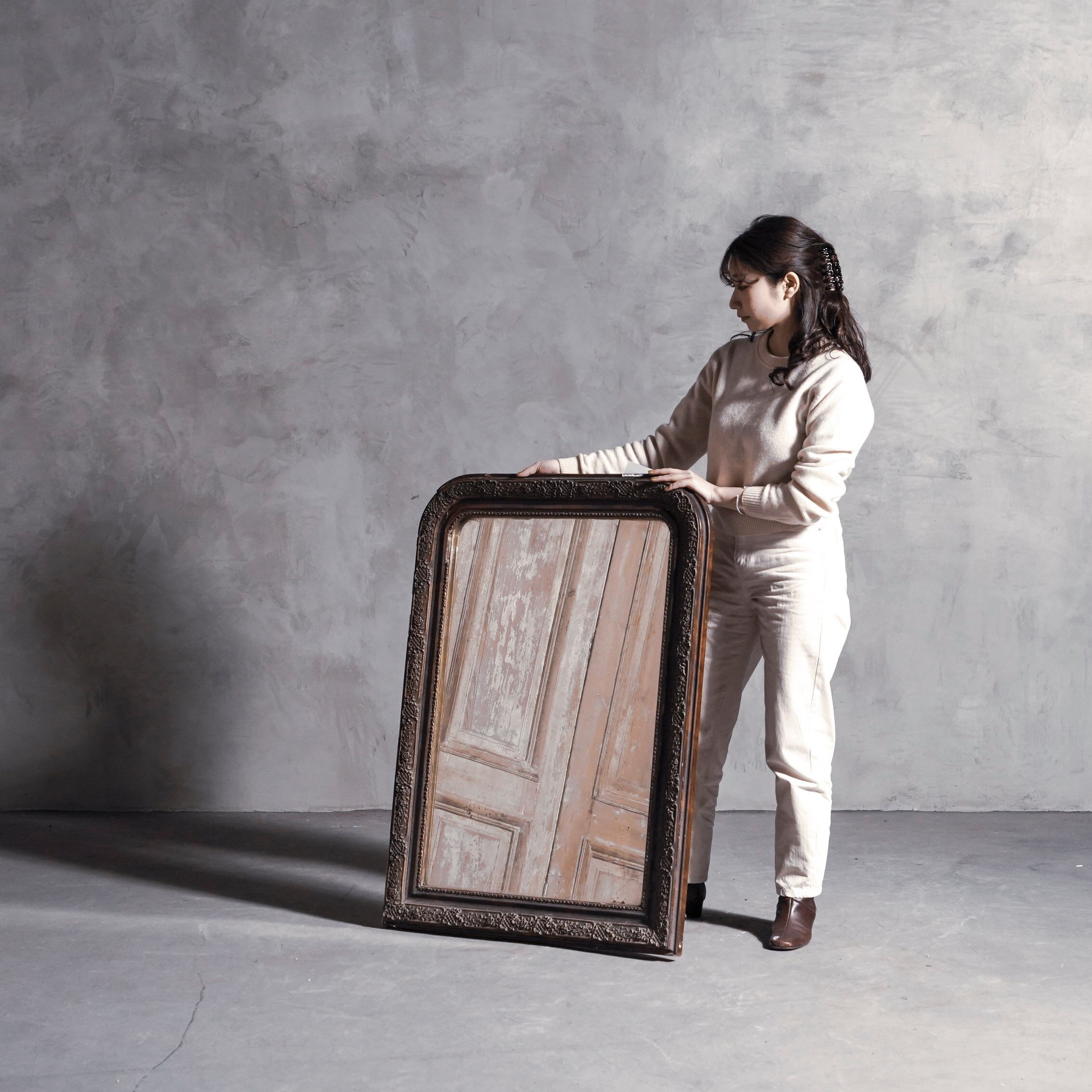 ミラー/アンティークミラー/フレンチミラー/鏡/インテリア/空間装飾/ディスプレイ/店舗什器