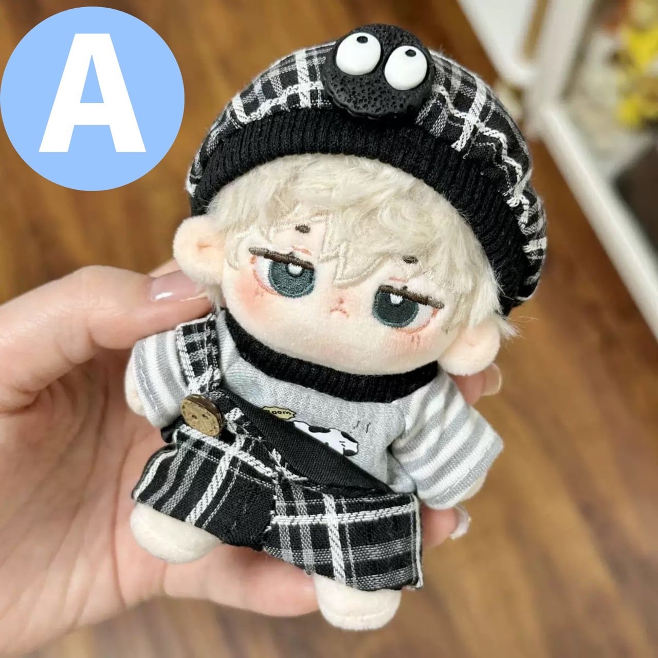 10cm】 ぬい服 かわいい ストリート系 黒コーデセット ブラック