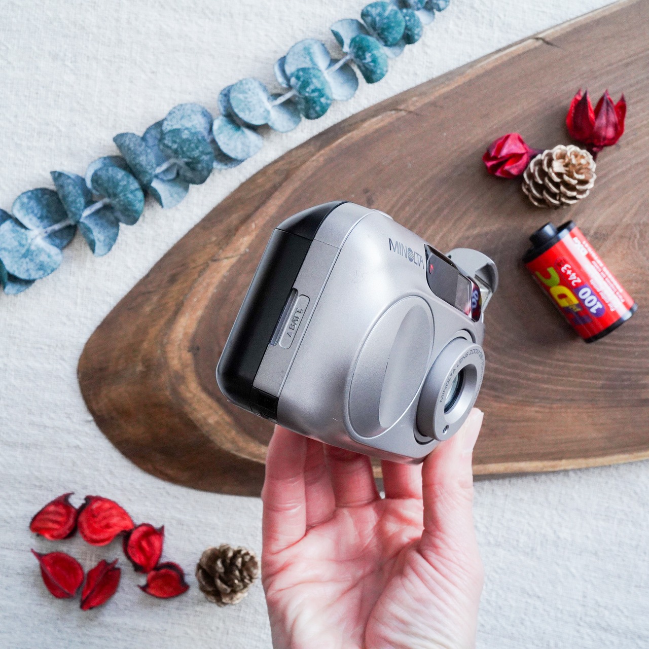 【Minolta】 Capios 25　ミノルタ高性能コンパクト　チタングレー