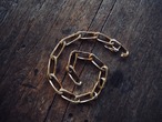 CHAIN BRACELET / GOLD PLATE / FRANCE 1970-1980