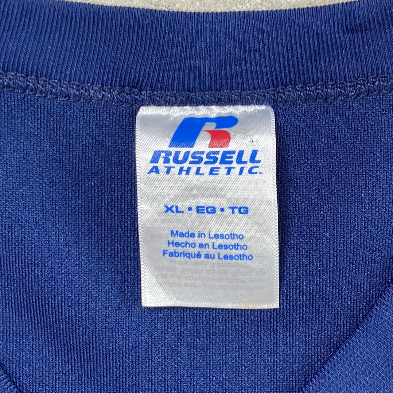 RUSSELL ATHLETIC メッシュ ゲームシャツ ユニフォーム ナンバリング 