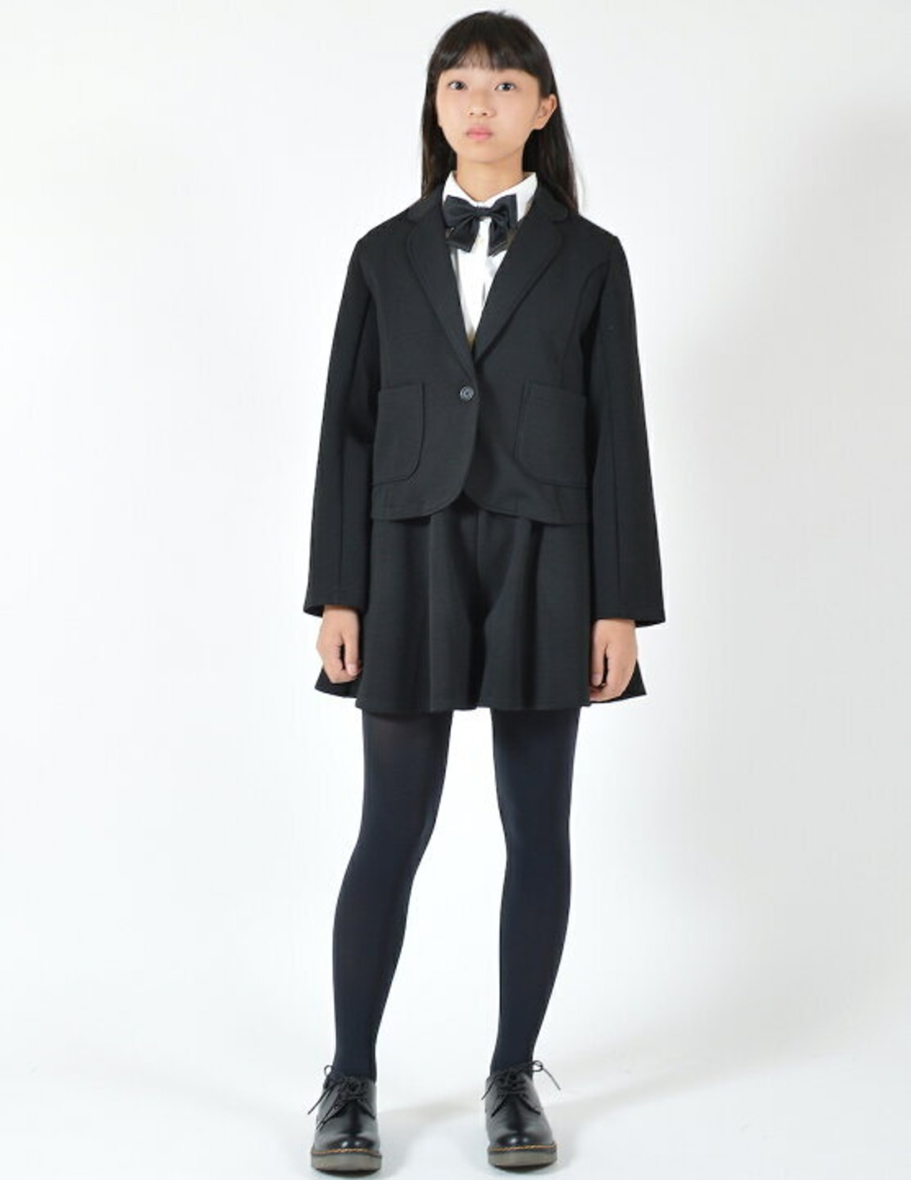 ジェネレーター スーツ 女の子 入学式 卒業式 スーツダブルフェイス  