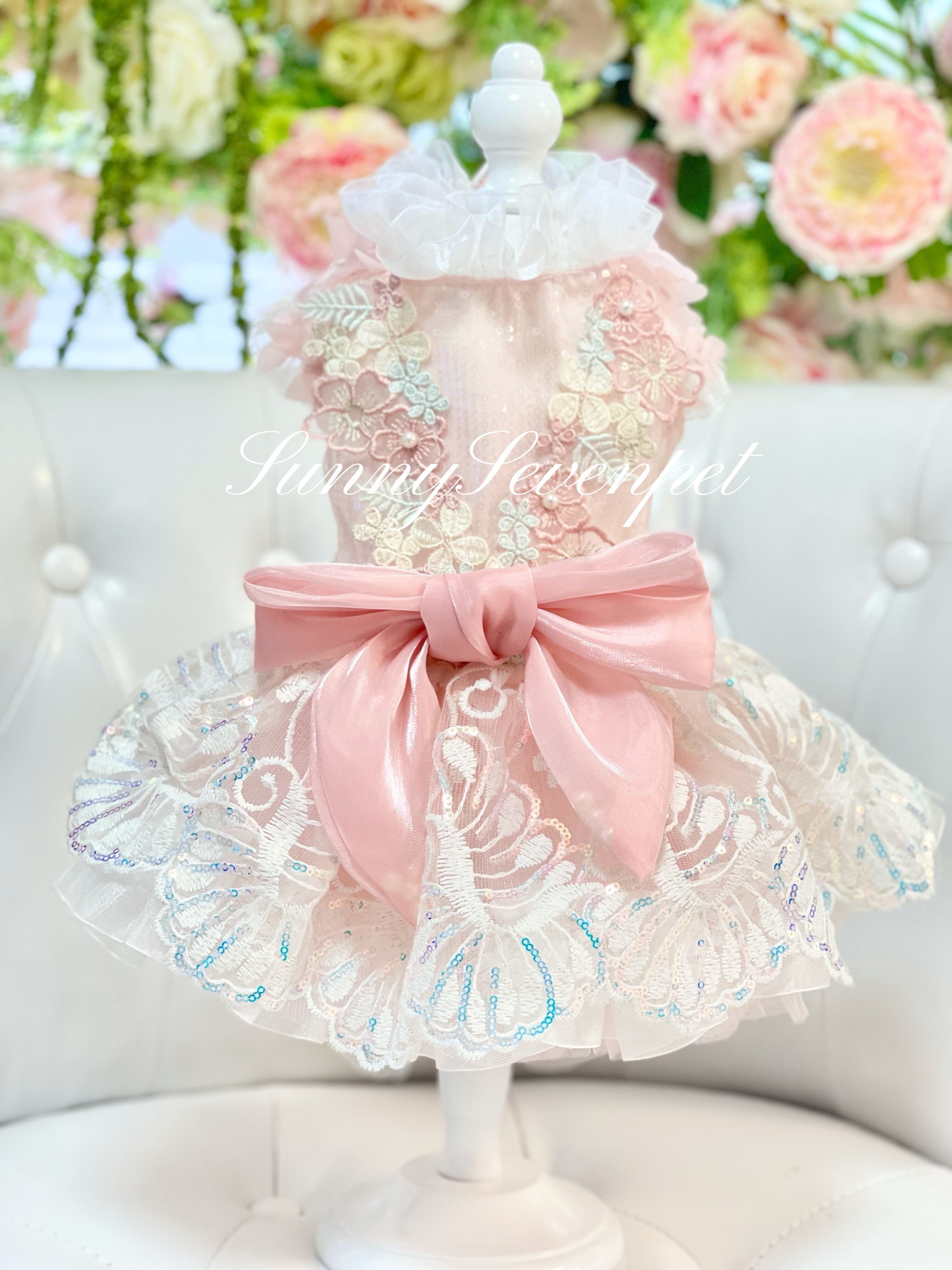 即納 夏仕様キラキラシェルワンピース プチプラでも可愛い愛犬のお洋服通販 Sunnysevenpet