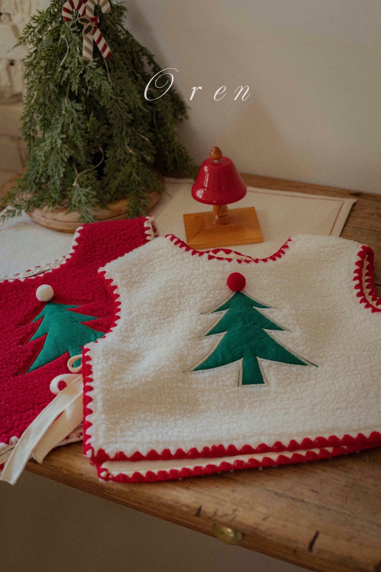 Oren X-mas［取寄］tree boa mellow vest