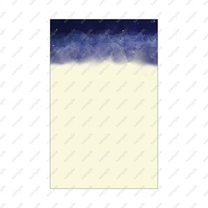 【ハンドメイド】［M6サイズ］ システム手帳用リフィル 雲の上の星 2410292