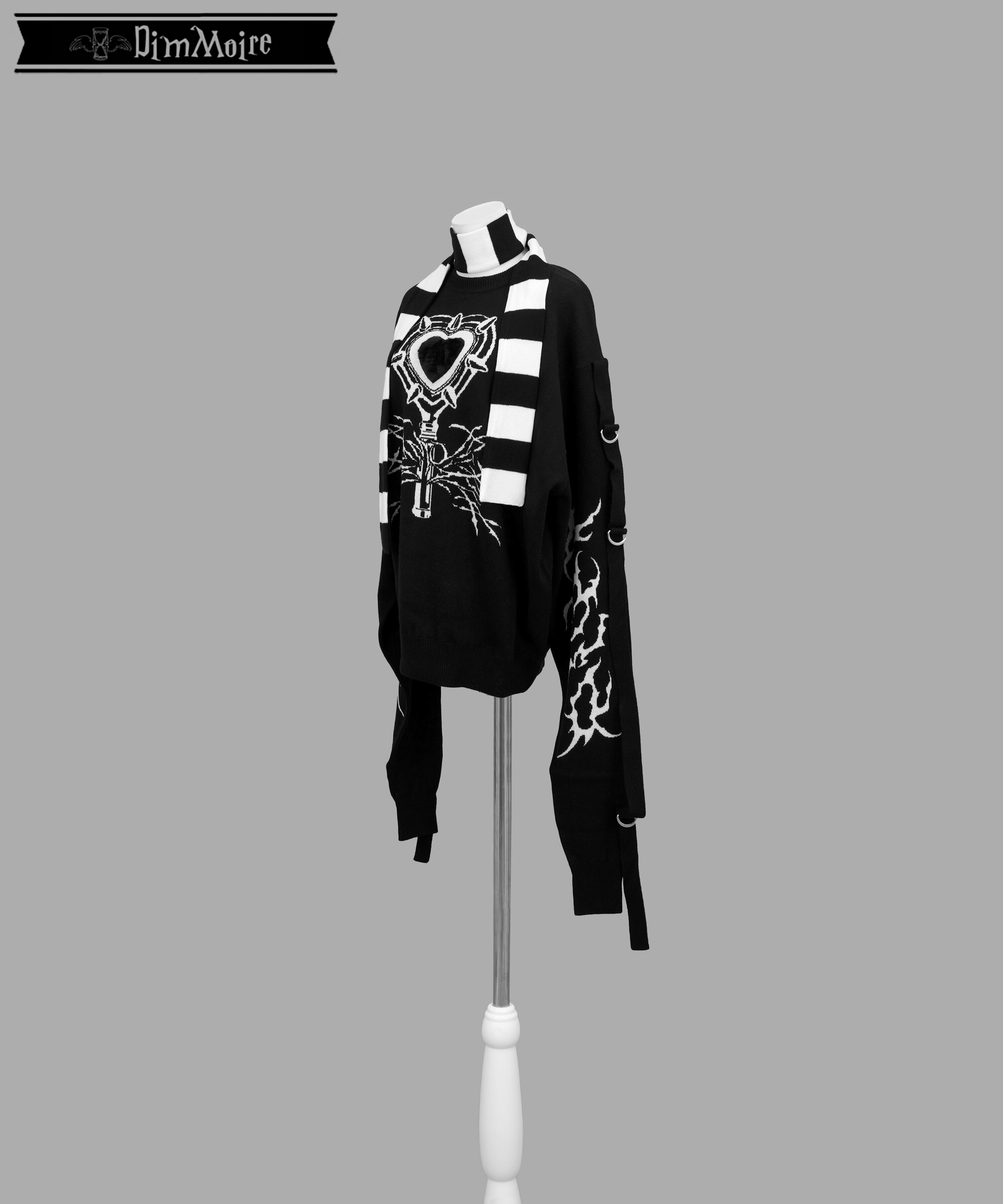 超ロングスリーブニットII【Black】 | DimMoire