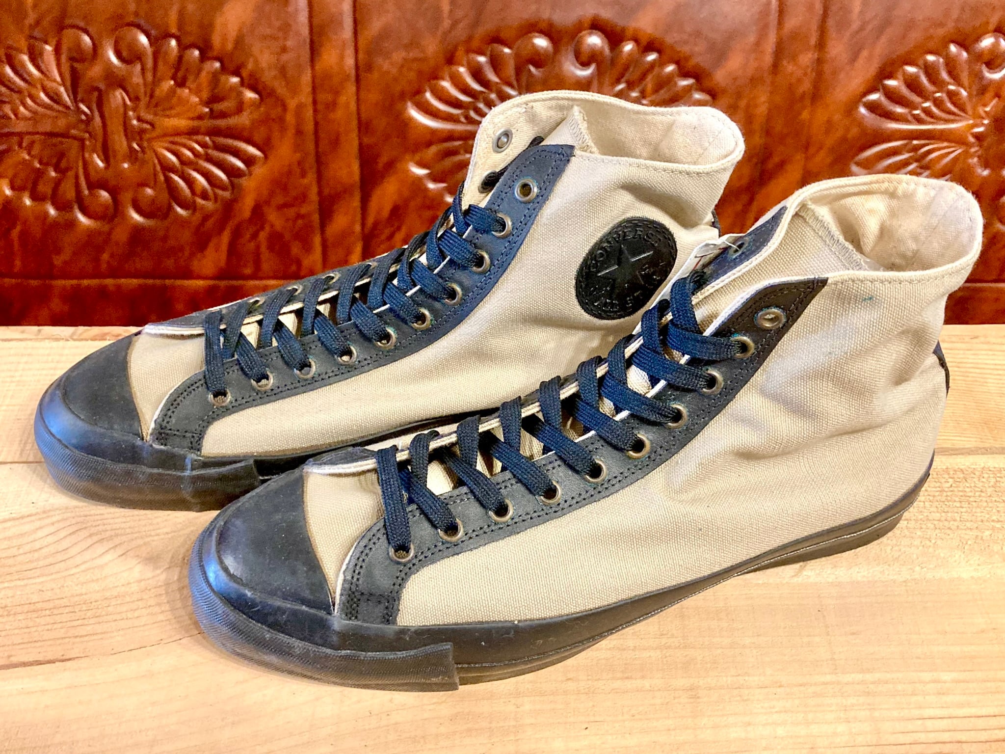 コンバース　オールスター　80s USA製　ブラック　30cm 12 Converse,80s,MADE IN USA,ALL STAR,BLACK,Hi-top,CANVAS ,US7.5