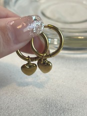 Heart charm pierce