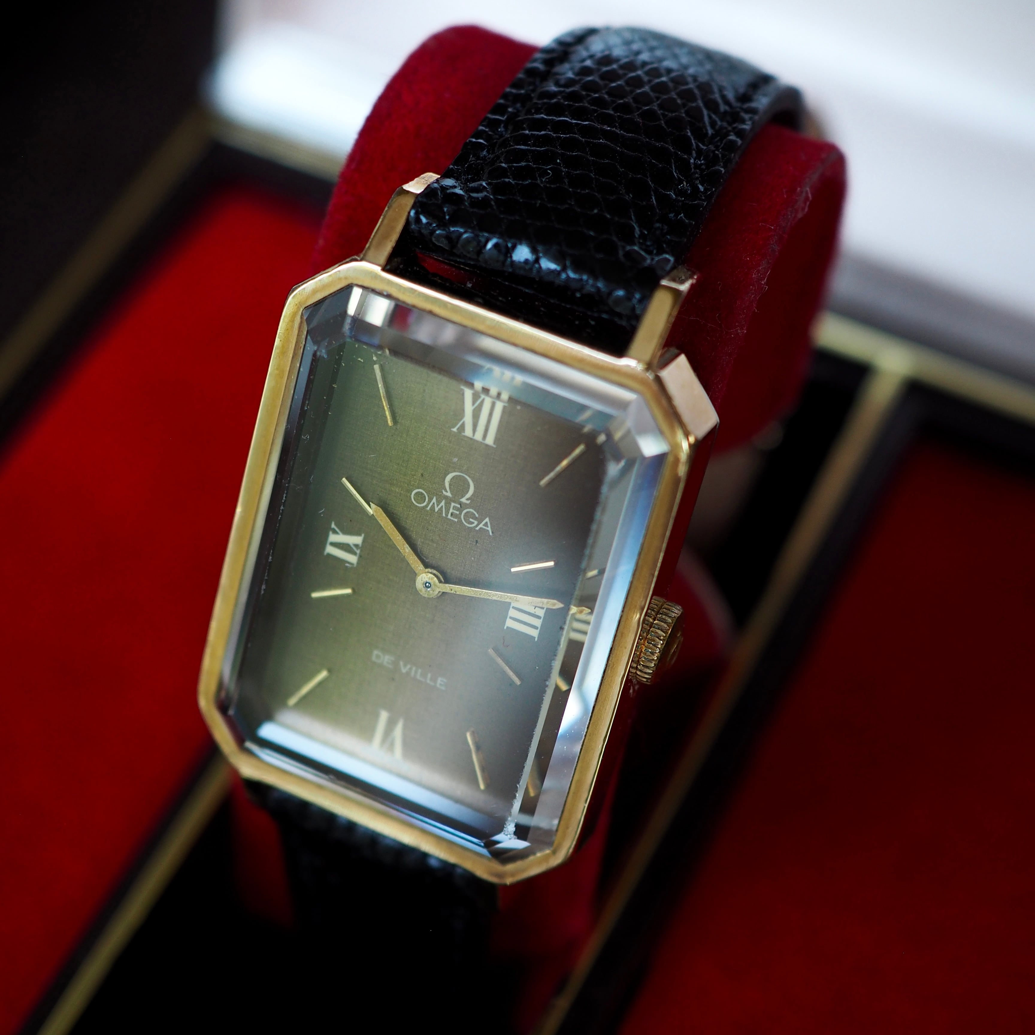 OMEGA deville グリマデザイン エメラルドライン カットガラス  