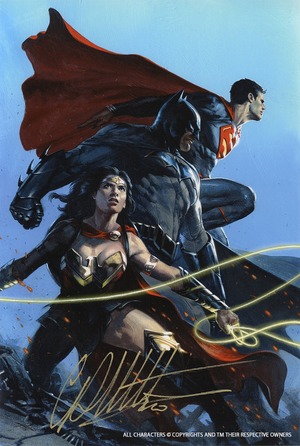 ガブリエーレ・デッロット『BATMAN SUPERMAN WONDER WOMAN』版画