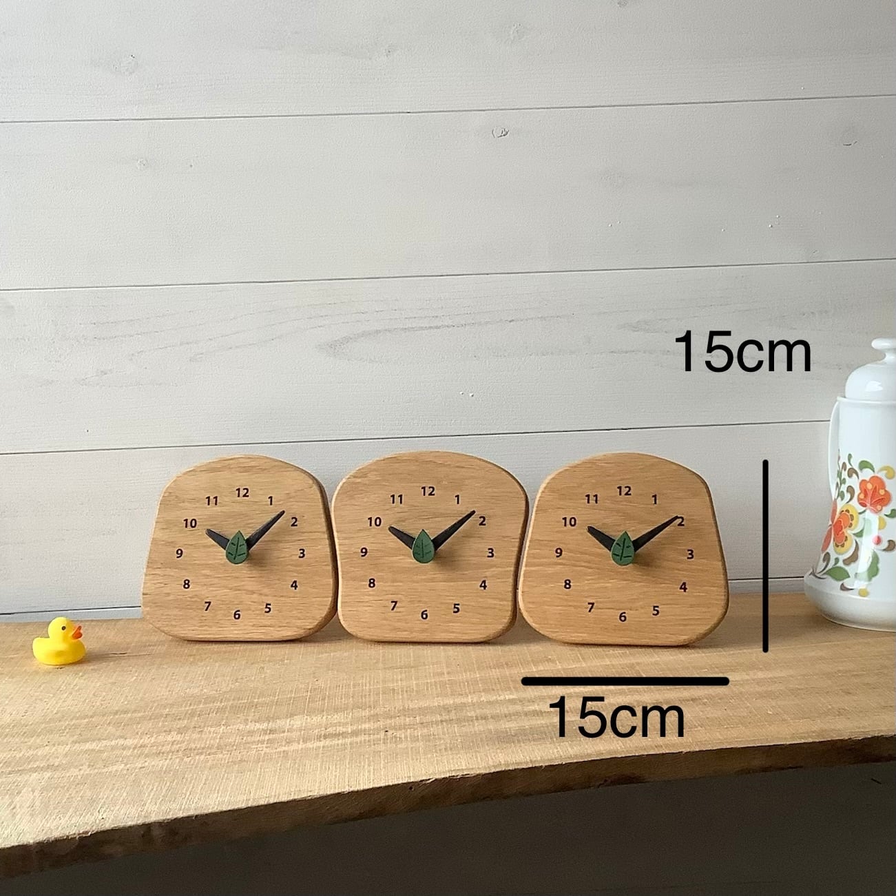 オーク 森の置時計 有機三連時計（時計一個の価格です） | ユリイカ