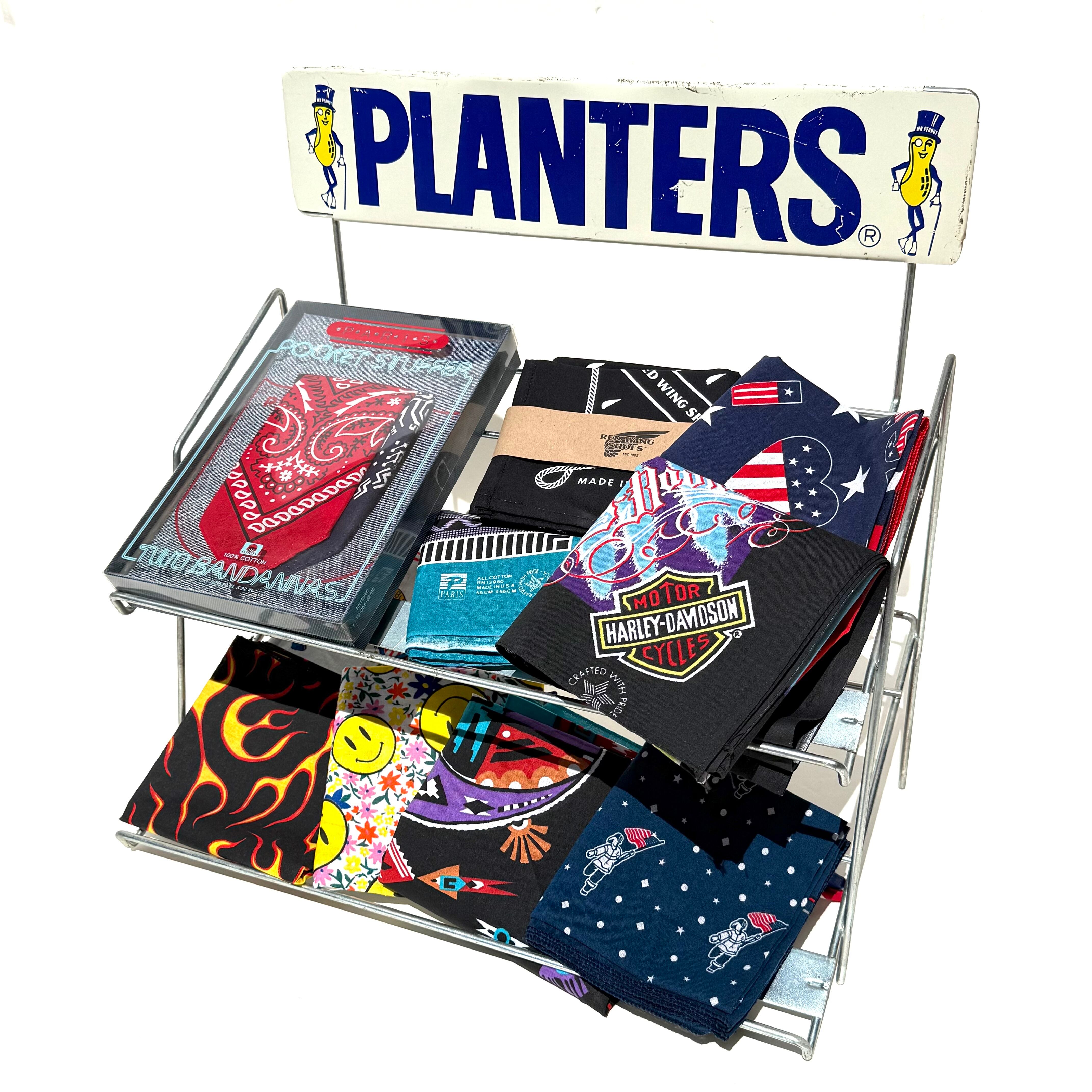 アンティーク　ワイヤー　ディスプレイ　ラック　スタンド飾り棚Mr.PEANUTS Vintage Display Rack（PLANTERS）店舗什器 ディスプレイ ディスプレイ