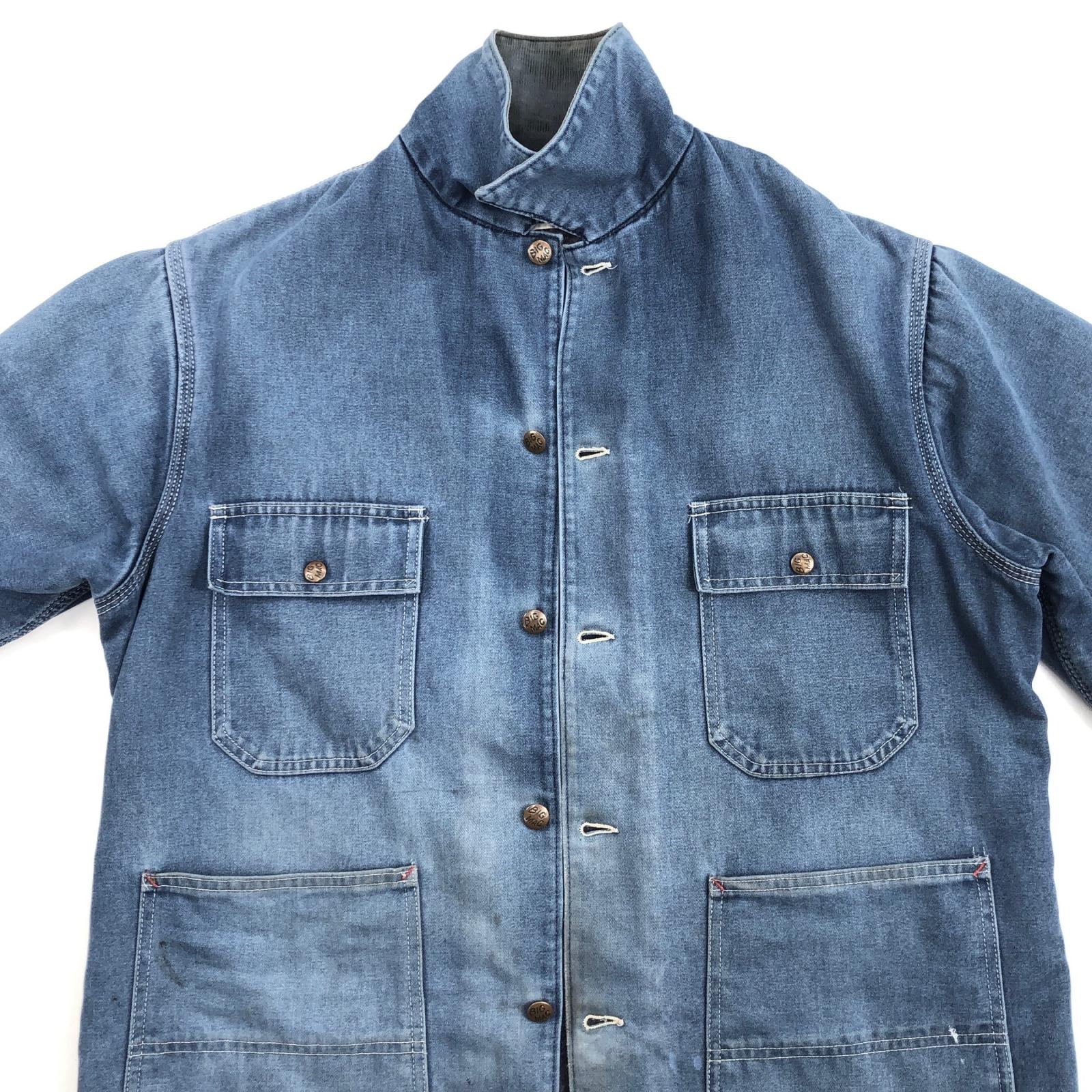 BIG MAC ビッグマック カバーオール 80年代 襟コーデュロイ 裏