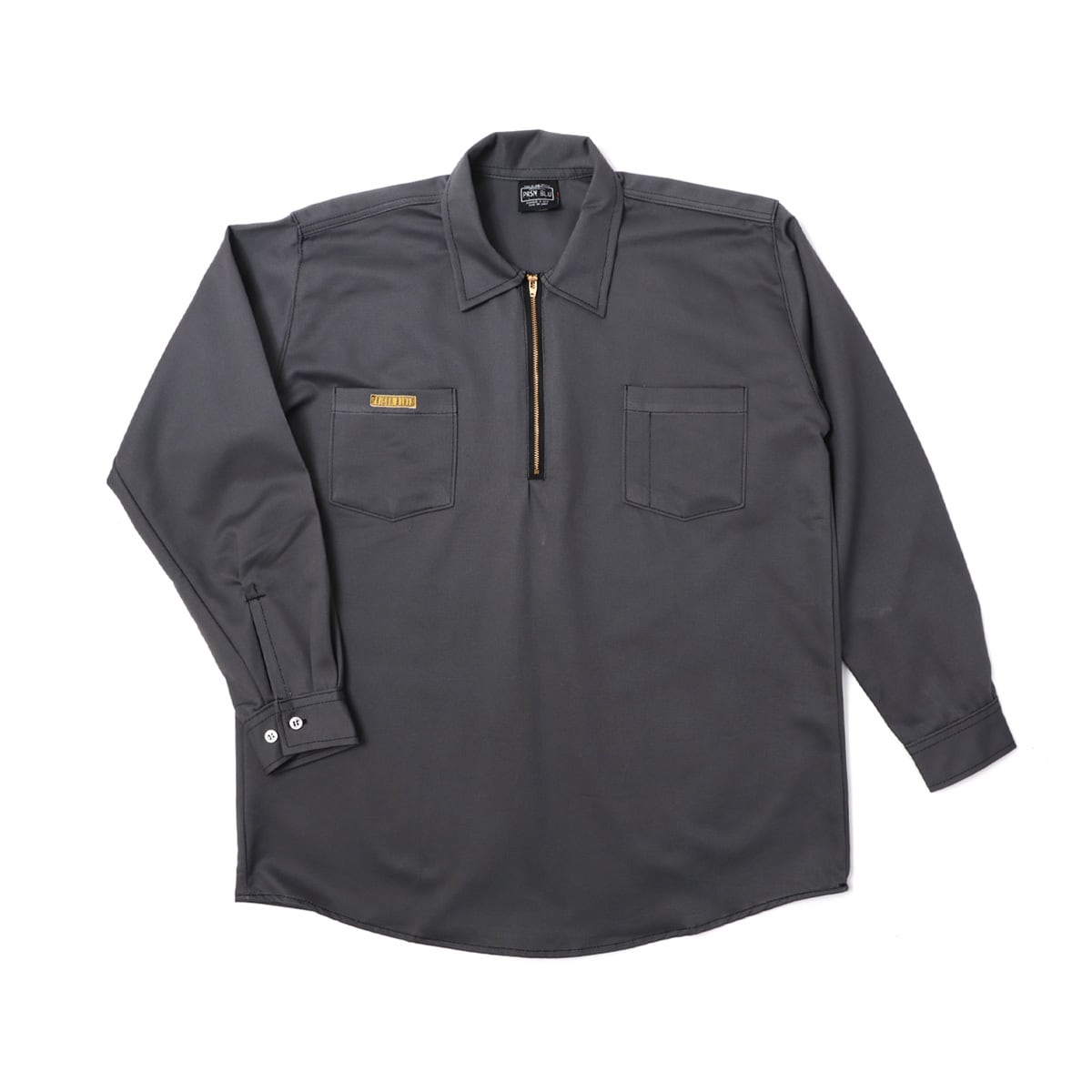 PRISON BLUES プリズンブルース 442 Long Sleeve Charcoal Work Shirt