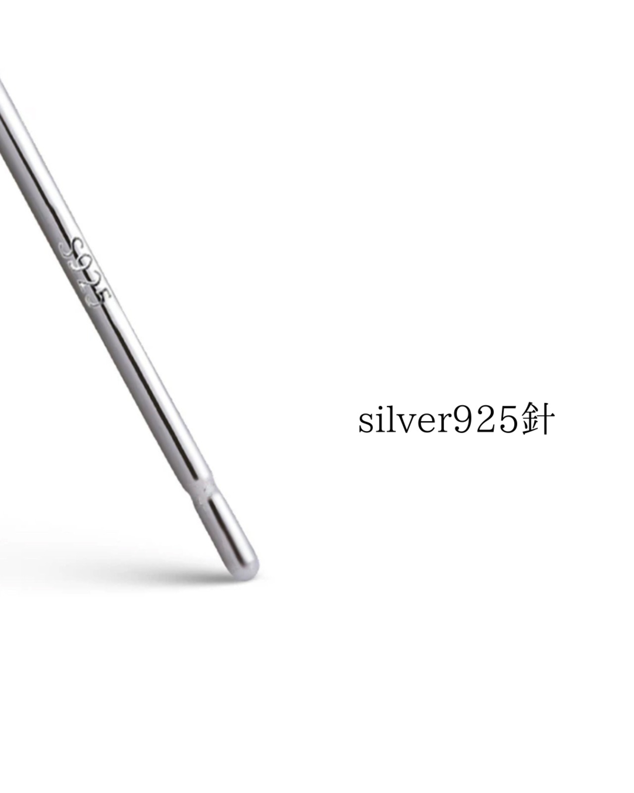 ブラックフープピアス A0410 - 6