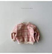 ザゴグマ / THE GOGUMA / チェックポントレーナー / 韓国子供服 / キッズ / 26winter〖取寄〗*XS~XL*