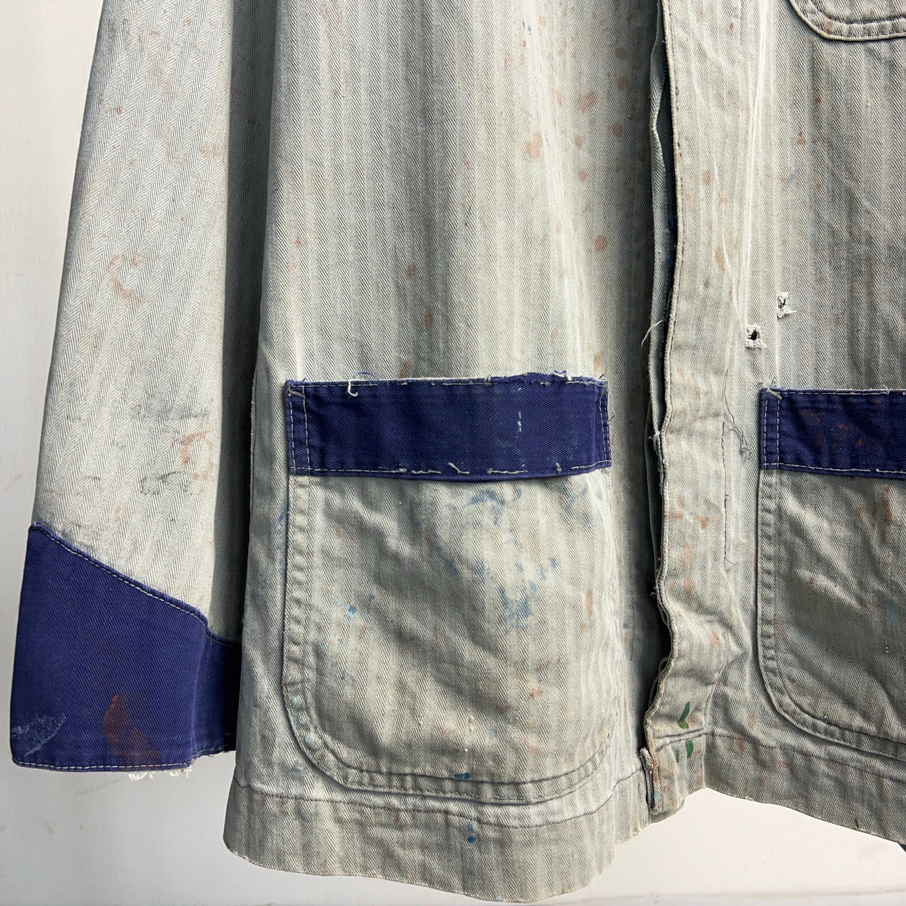 1950's HBT 2TONE WORK JACKET 50年代 ワークジャケット ヘリンボーン